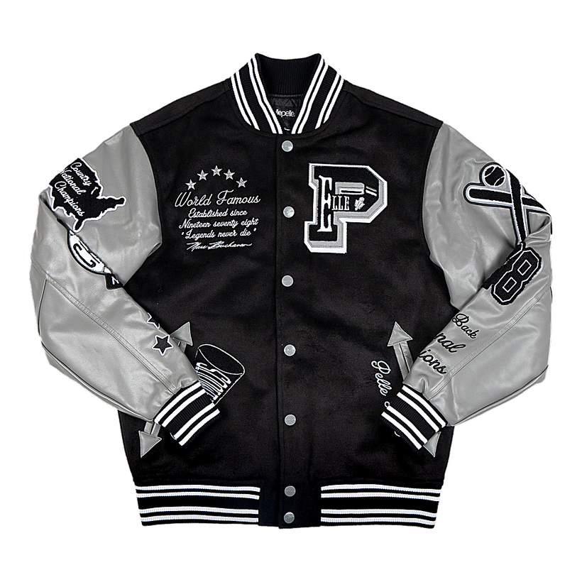 World Famous Varsity Leren Jas voor Dames