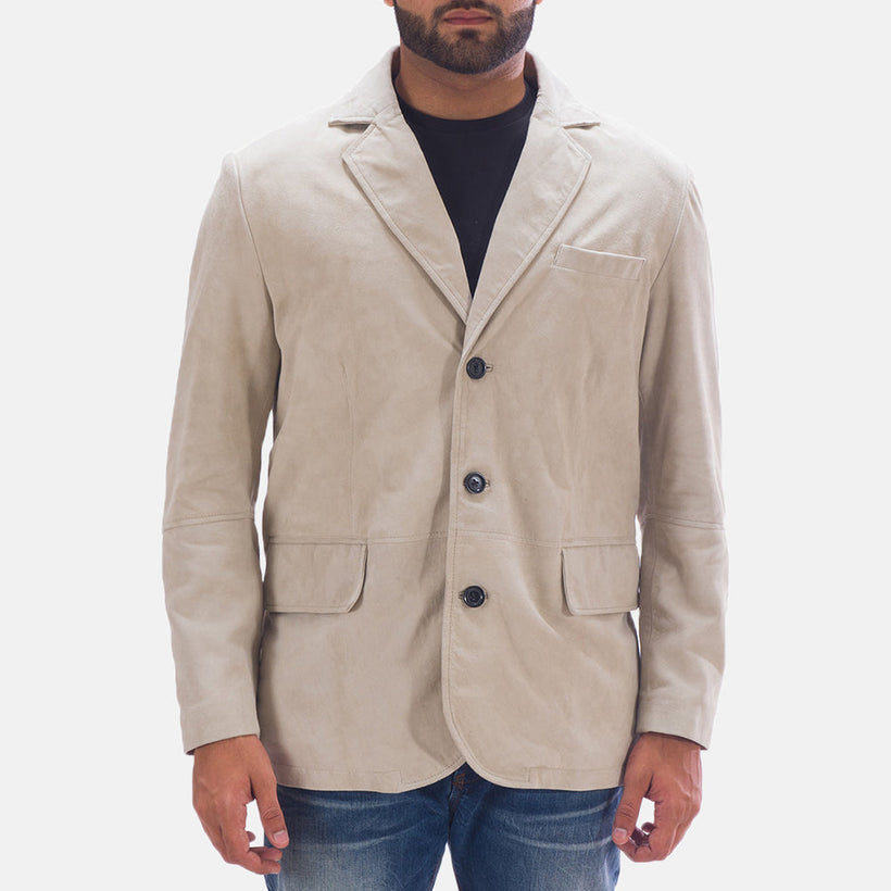Professor By Day Suede Leren Blazer voor Heren