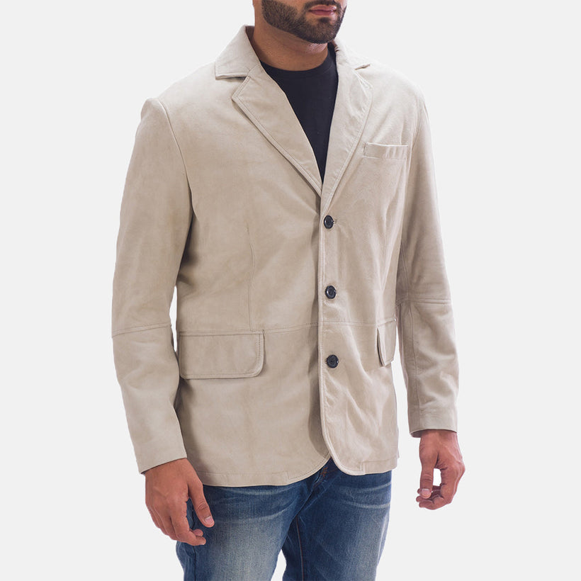 Professor By Day Suede Leren Blazer voor Heren