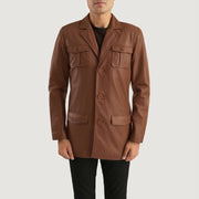 Ray Cutler Leren Jas voor Heren – alternate product view 4
