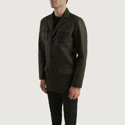 Ray Cutler Leren Jas voor Heren – alternate product view 2