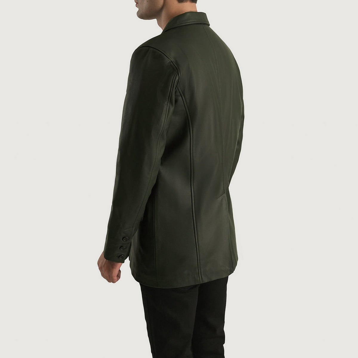 Ray Cutler Leren Jas voor Heren – alternate product view 5