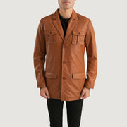 Ray Cutler Leren Jas voor Heren – alternate product view 1