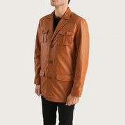 Ray Cutler Leren Jas voor Heren – alternate product view 2