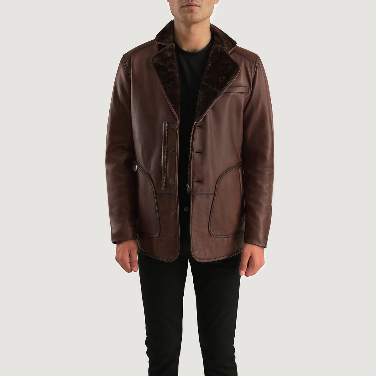 
Binnenweergave Showing Fully faux fur lined & Twee functionele binnenzakken