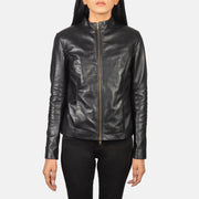 Rumella Leren Bikerjack voor Dames – alternate product view 4
