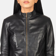 Rumella Leren Bikerjack voor Dames – alternate product view 6