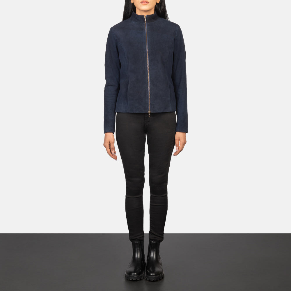 Rumella Leren Bikerjack voor Dames – alternate product view 3