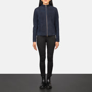 Rumella Leren Bikerjack voor Dames – alternate product view 3
