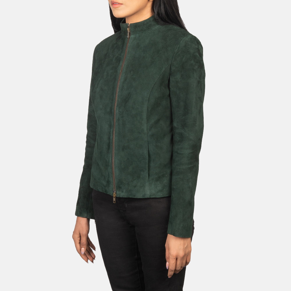 Rumella Leren Bikerjack voor Dames – alternate product view 2