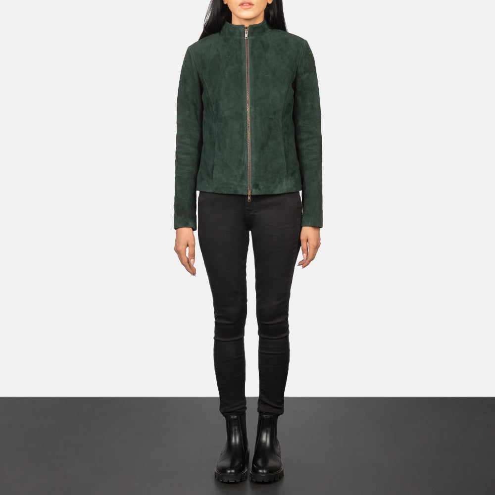 Rumella Leren Bikerjack voor Dames – alternate product view 3