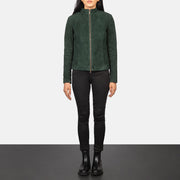 Rumella Leren Bikerjack voor Dames – alternate product view 3