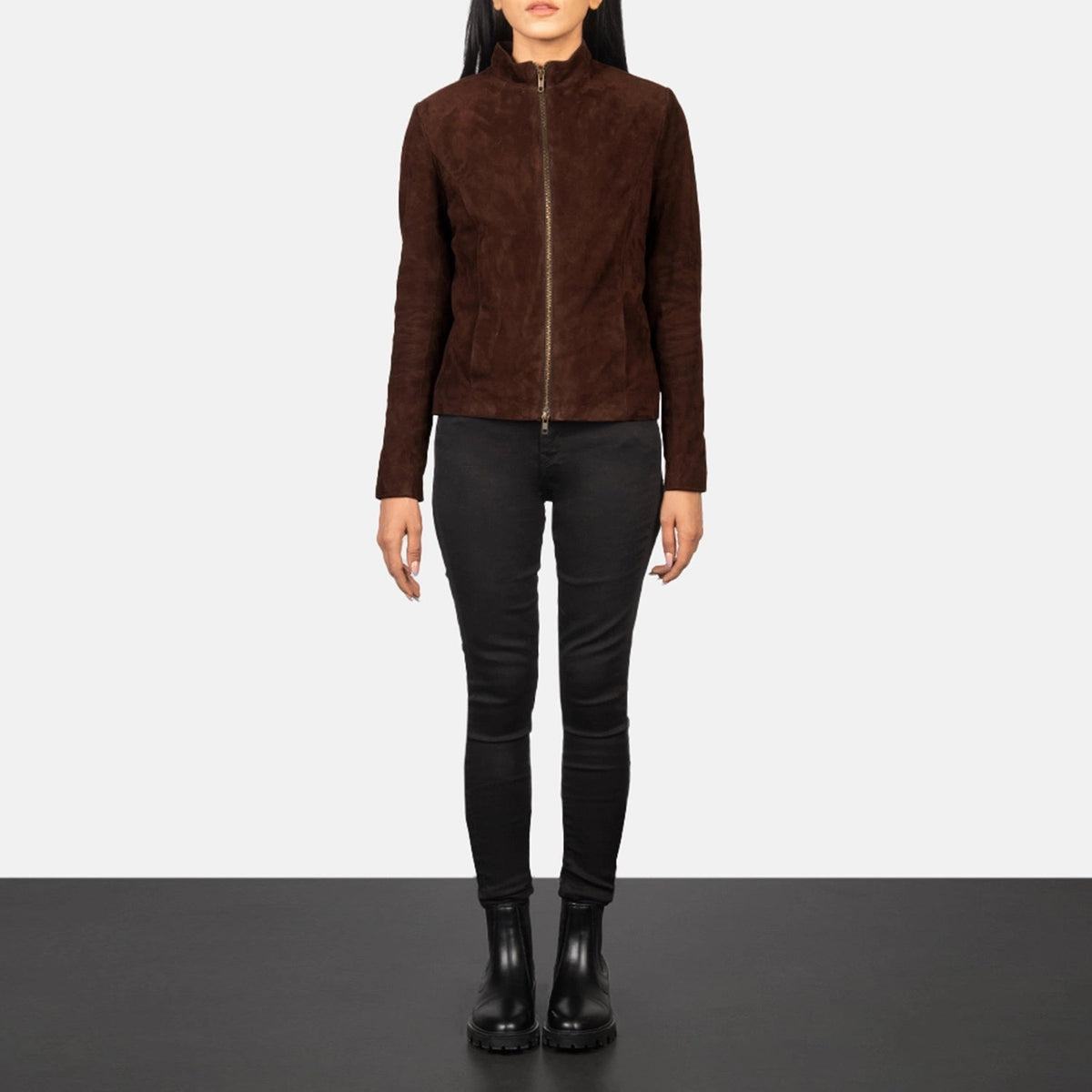 Rumella Leren Bikerjack voor Dames – alternate product view 3