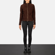 Rumella Leren Bikerjack voor Dames – alternate product view 3