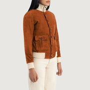 
Sasha A1 Leren Bomberjack voor Dames – alternate product view 2