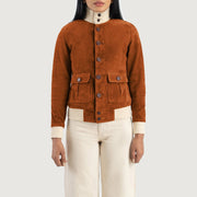 
Sasha A1 Leren Bomberjack voor Dames – alternate product view 4