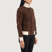 
Sasha A1 Leren Bomberjack voor Dames – alternate product view 2