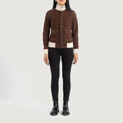 
Sasha A1 Leren Bomberjack voor Dames – alternate product view 3