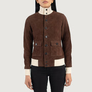 
Sasha A1 Leren Bomberjack voor Dames – alternate product view 4