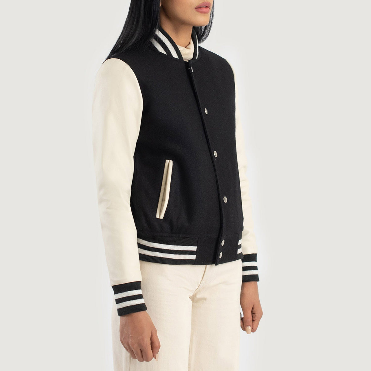 
Savant Varsity Leren Jas voor Dames – alternate product view 2