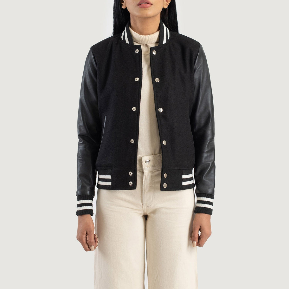 
Savant Varsity Leren Jas voor Dames – alternate product view 1