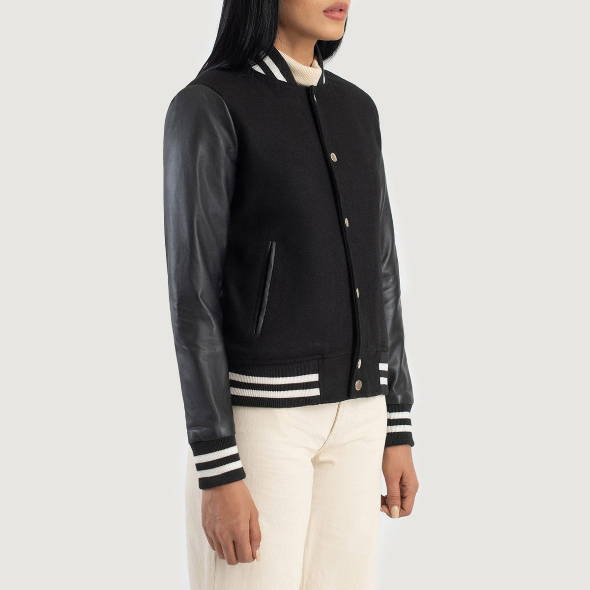 
Savant Varsity Leren Jas voor Dames – alternate product view 2