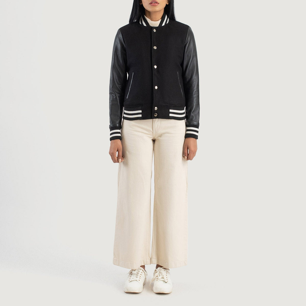 
Savant Varsity Leren Jas voor Dames – alternate product view 3