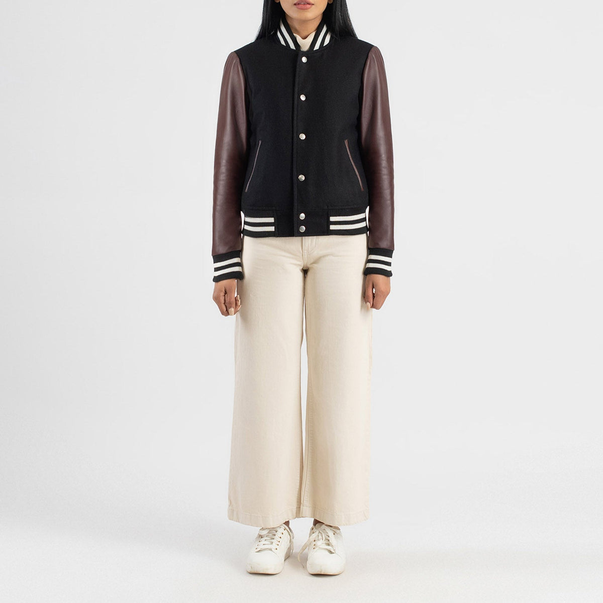 
Savant Varsity Leren Jas voor Dames – alternate product view 3