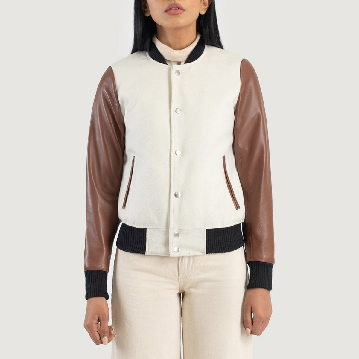 
Savant Varsity Leren Jas voor Dames – alternate product view 4