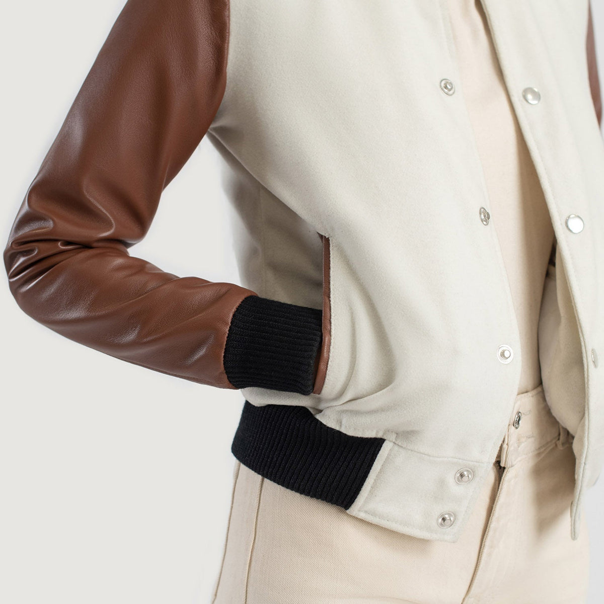 
Savant Varsity Leren Jas voor Dames – alternate product view 6