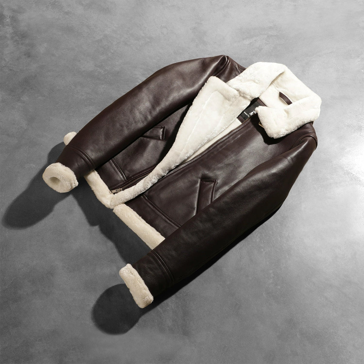 
Sherilyn B-3 Zwart Leren Bomberjack voor Dames – alternate product view 8
