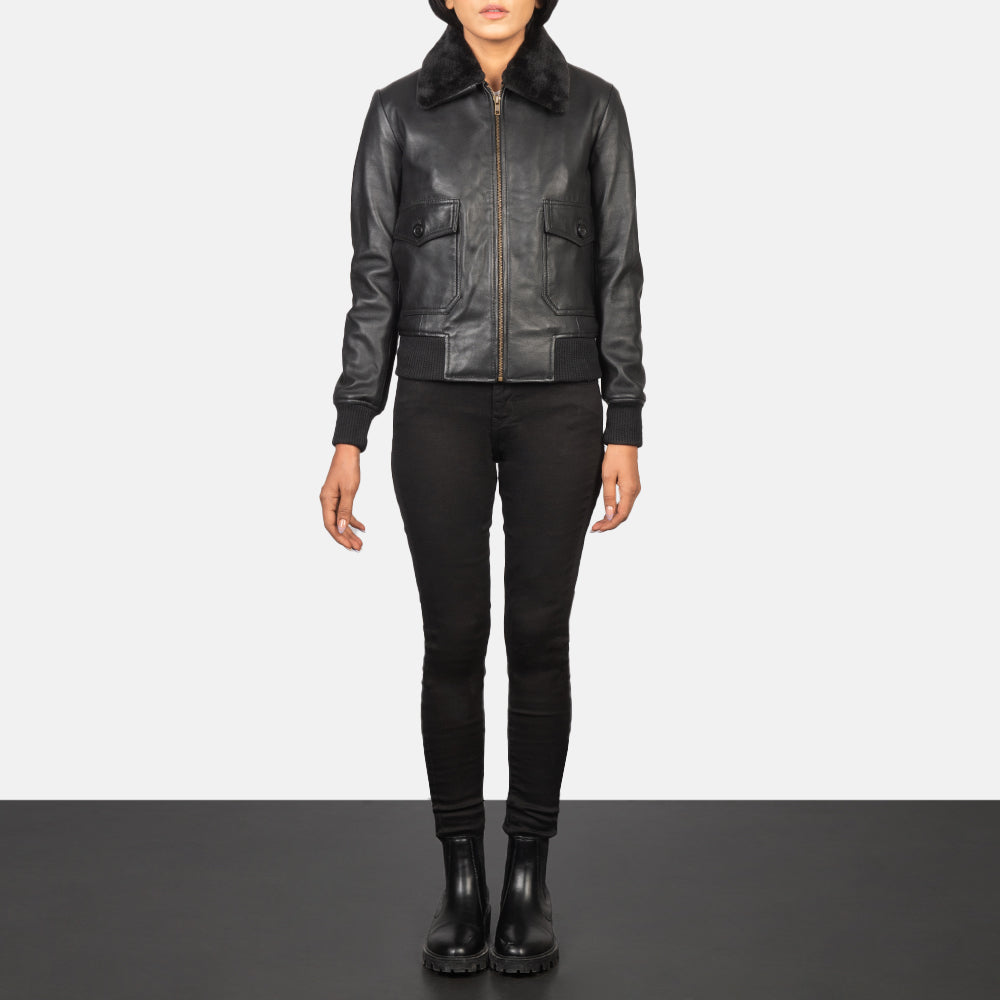 Stella G-1 Leren Bomberjack voor Dames – alternate product view 3