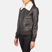 Stella G-1 Leren Bomberjack voor Dames – alternate product view 2
