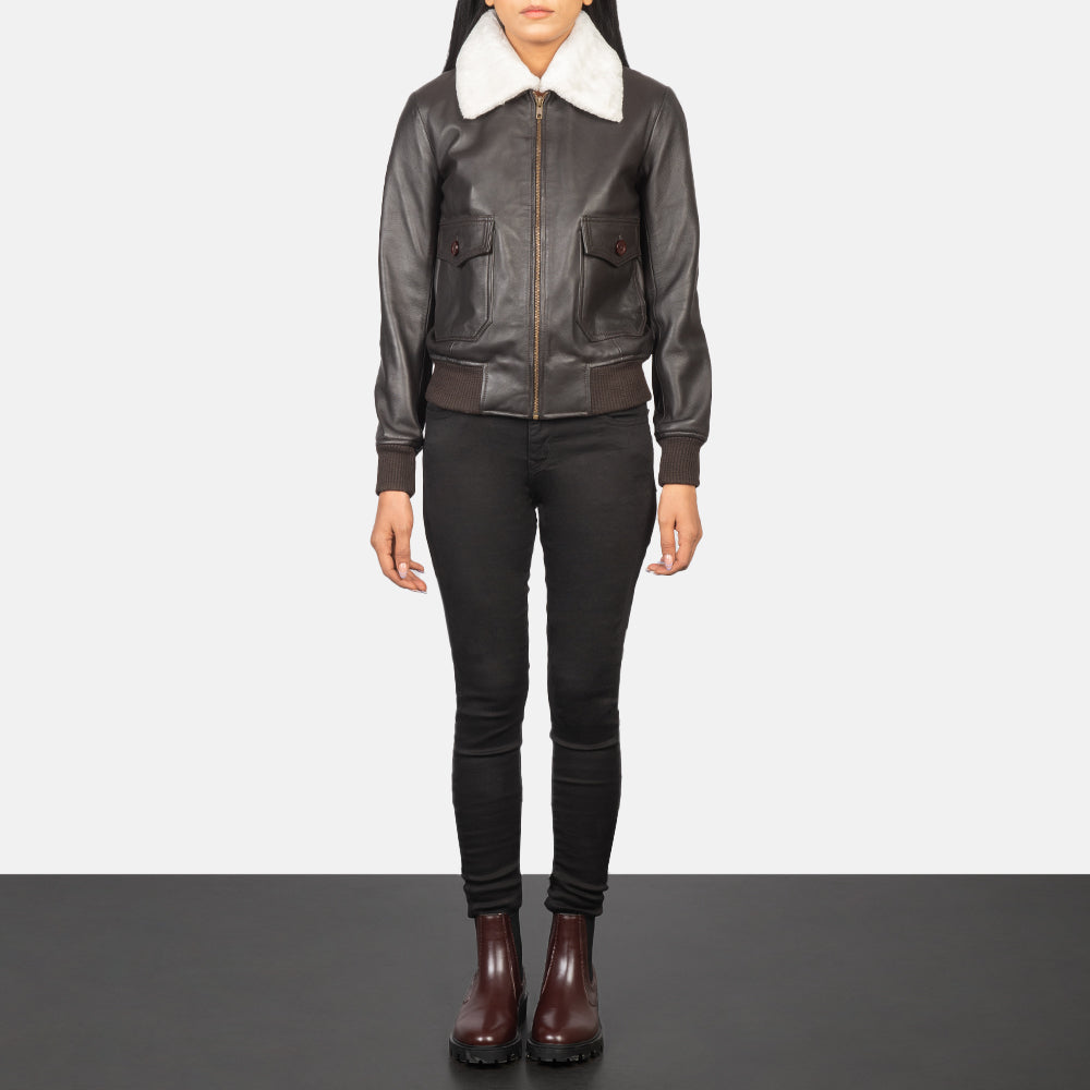 Stella G-1 Leren Bomberjack voor Dames – alternate product view 3