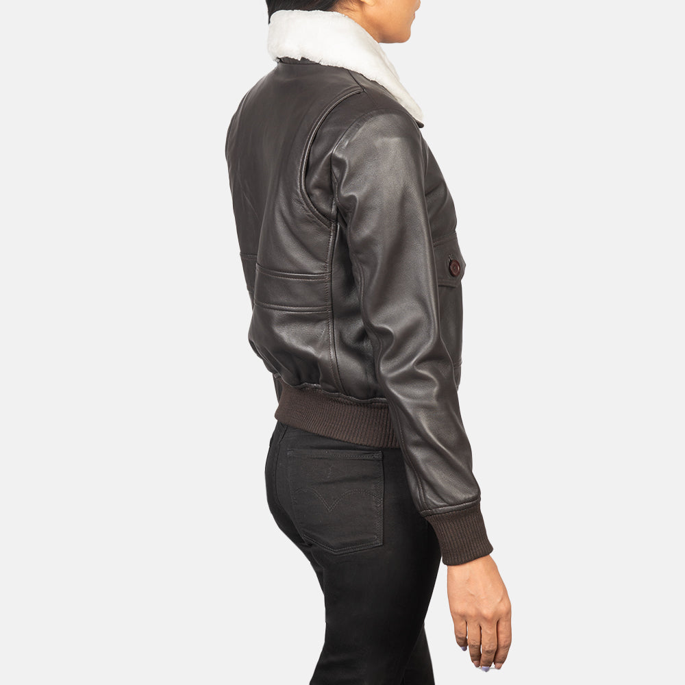 Stella G-1 Leren Bomberjack voor Dames – alternate product view 5