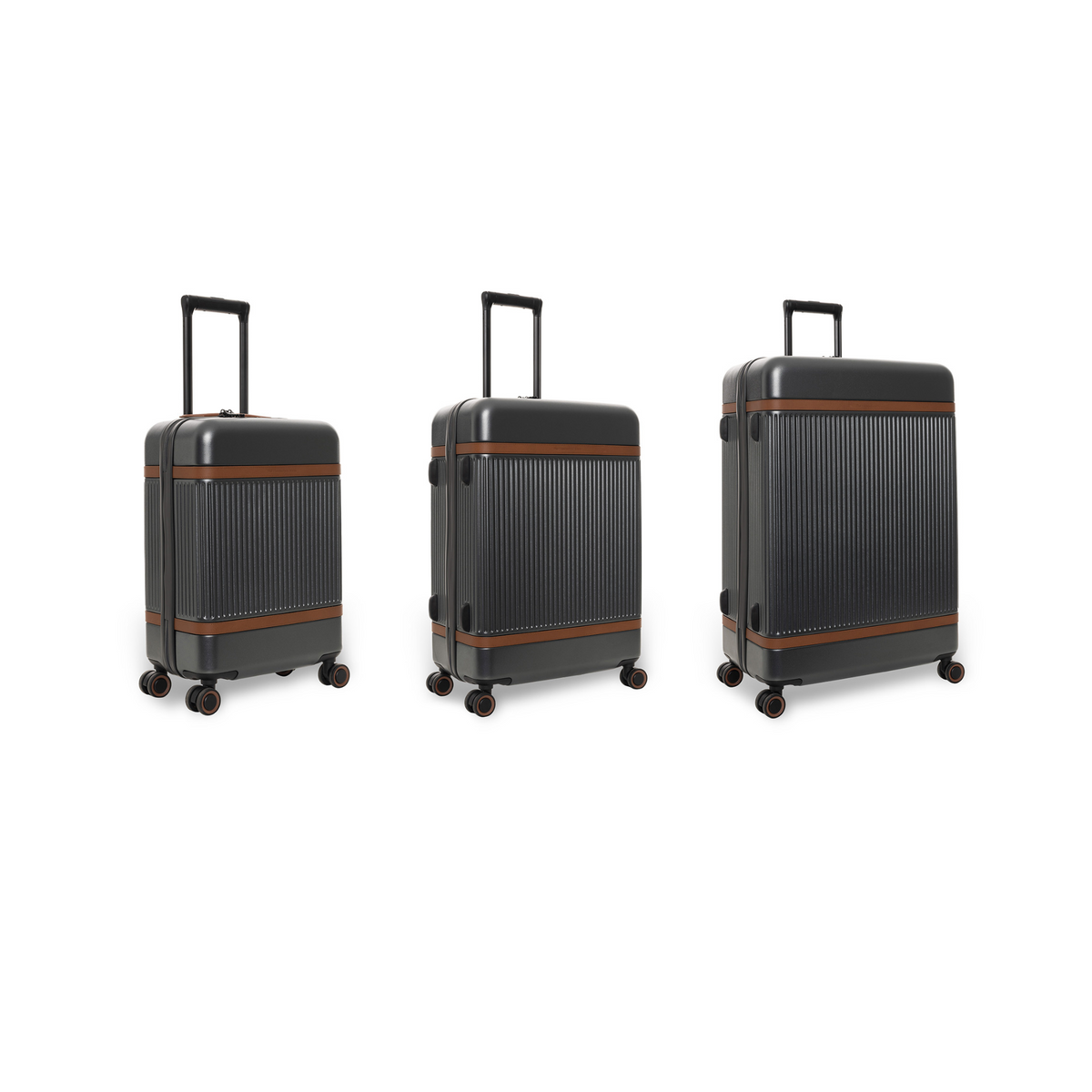 Urban Graphite Suitcase Set Zuna voor Dames, front view
