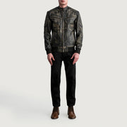 Sven Leren Bomberjack voor Heren – alternate product view 4
