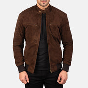 Sven Leren Bomberjack voor Heren – alternate product view 1
