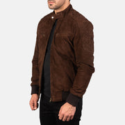 Sven Leren Bomberjack voor Heren – alternate product view 2