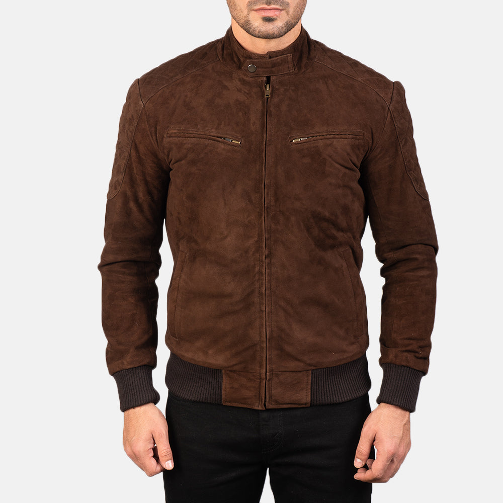 Sven Leren Bomberjack voor Heren – alternate product view 4