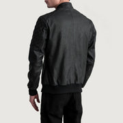 Sven Leren Bomberjack voor Heren – alternate product view 6