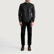 Sven Leren Bomberjack voor Heren – alternate product view 4