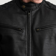 Sven Leren Bomberjack voor Heren – alternate product view 5