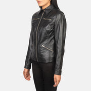 Tomachi Rood Leren Jas voor Dames – alternate product view 2