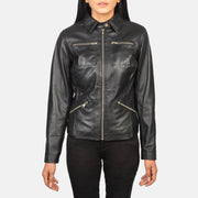 Tomachi Rood Leren Jas voor Dames – alternate product view 4