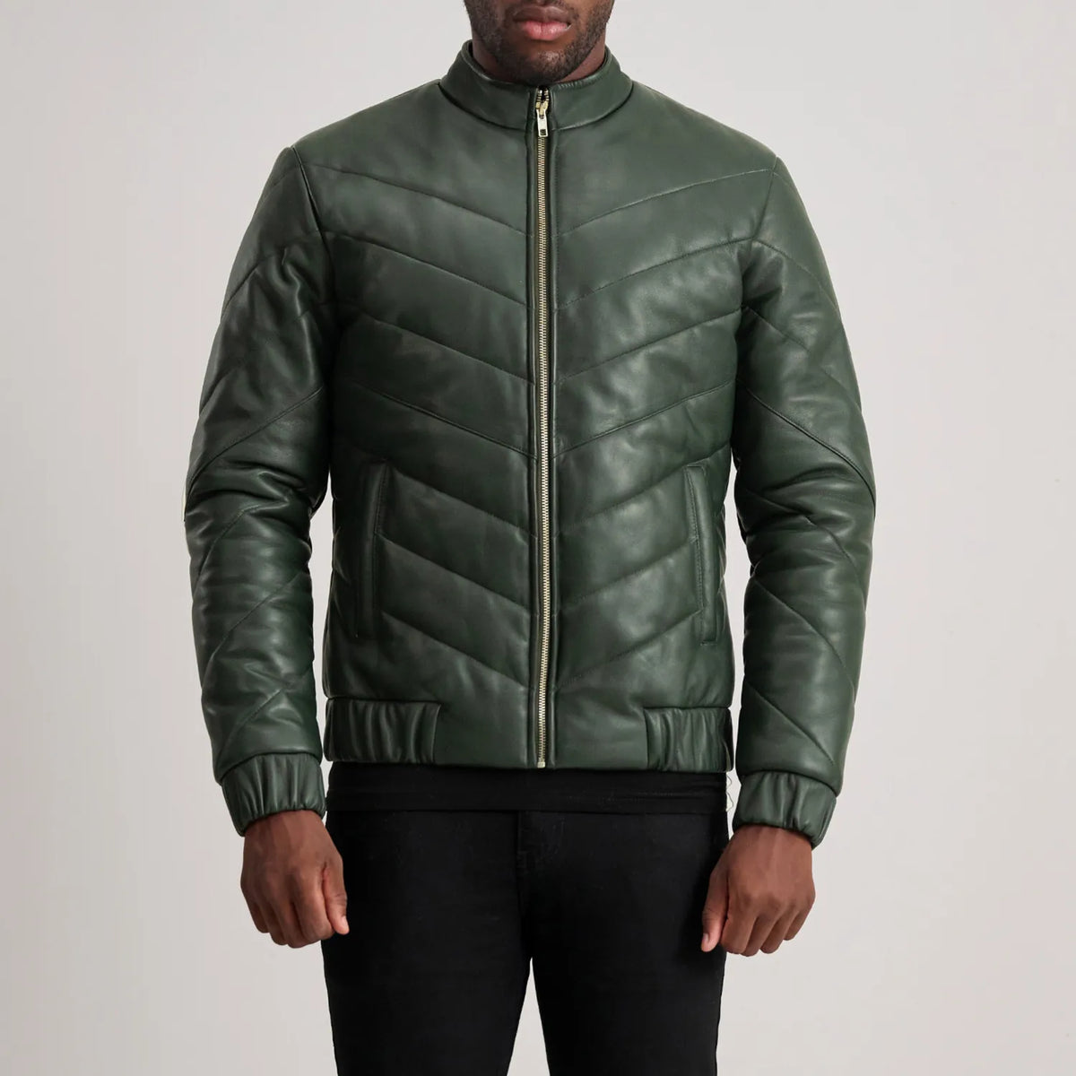 Travis Leren Jas voor Heren – alternate product view 4