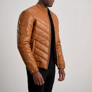 Travis Leren Jas voor Heren – alternate product view 2