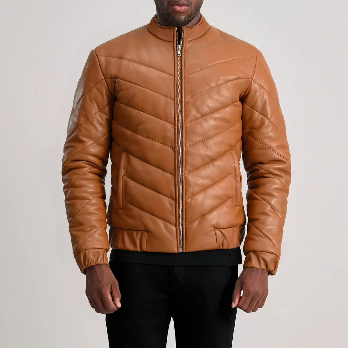 Travis Leren Jas voor Heren – alternate product view 4