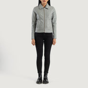 
Vixen Classic Collar Leren Jas voor Dames – alternate product view 3