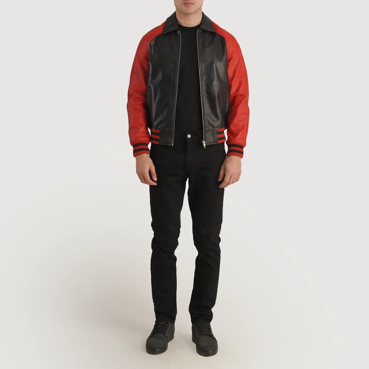 Walton Varsity Leren Jas voor Heren – alternate product view 1